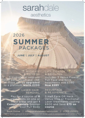 Sarah Dale Aesthetics blog image - Summer Offers 2026